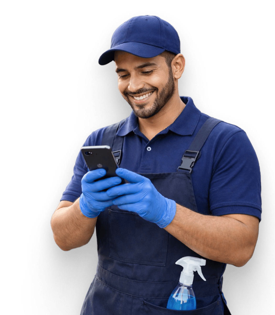 Detailer with smartphone